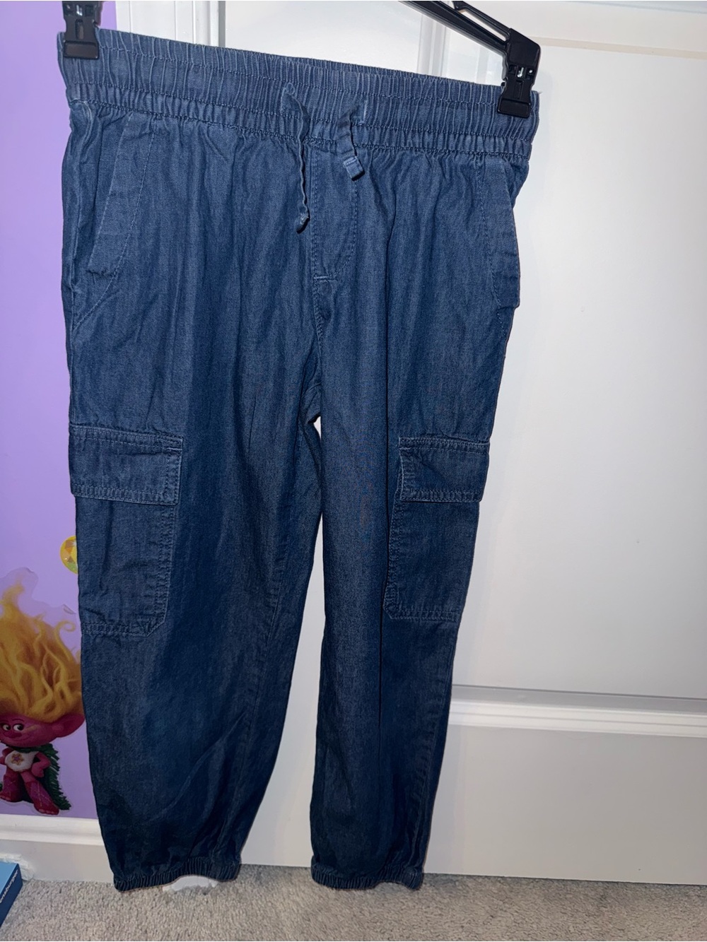 GAP kids Dark denim Cargo Jogger Pants